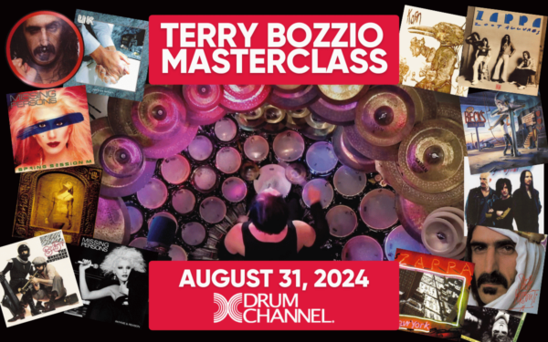 Terry Bozzio In-Person Masterclass, August 31st, 2024